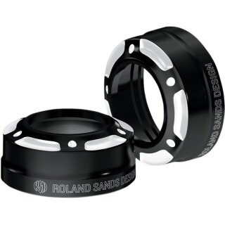 RSD Misano Billet Alu Gabel Staubkappen 39mm für Harley 87-15
