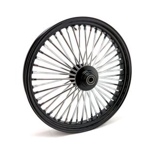 Chrome/Black King Spoke wheel Kit 23X3.5" front TÜV appr.