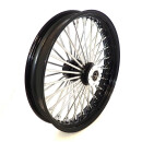 Big Spoke SF Felge vorne schwarz chrom für Harley Dyna 04-07 23X3.5" TGA