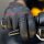 Biltwell Borrego Motorrad Handschuhe Leder schwarz rot CE geprüft