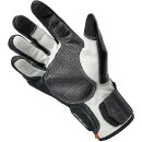 Biltwell Borrego Motorrad Handschuhe Leder schwarz grau...