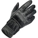 Biltwell Borrego Motorrad Handschuhe Leder schwarz grau CE geprüft