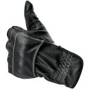 Biltwell Borrego Motorrad Handschuhe Leder schwarz grau CE geprüft