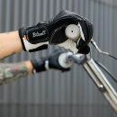 Biltwell Borrego Motorrad Handschuhe Leder schwarz grau CE geprüft