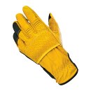 Biltwell Borrego Motorrad Handschuhe Leder gold gelb CE geprüft