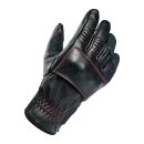 Biltwell Belden gloves black/redline CE appr.