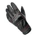 Biltwell Belden gloves black/redline CE appr.
