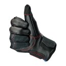 Biltwell Belden gloves black/redline CE appr.