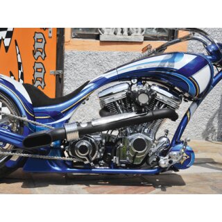 Scale Drager Auspuffanlage 96 E3 für Harley Softail 87-16