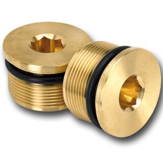 Lowbrow brass 39 mm Low Profile Fork Caps