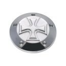 Iron Cross Alu Point Cover poliert für Harley Twin...