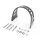 Wide Glide Gabel Stabilisator für 41mm Harley Gabeln schwarz