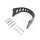 Wide Glide Gabel Stabilisator für 41mm Harley Gabeln schwarz