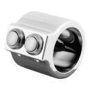 Custom Lenker Schalter Taster Kit Dual Button Billet Alu...
