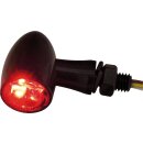 Paradox LED Taillight / Indicator, Black Alu Housing, Clear Lens