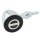 Rocket Bullet Turn Signal, LED, Smoke Lens, Aluminium, Chrome EC