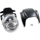 New Night Rod Style Headlamp Mask Including LED Headlight Black Gloss ABS