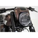 New Night Rod Style Headlamp Mask Including LED Headlight Black Gloss ABS