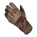 Biltwell Belden Motorrad Winter Handschuhe Leder chocolate braun CE geprüft