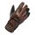 Biltwell Belden Motorrad Winter Handschuhe Leder chocolate braun CE geprüft