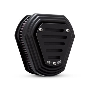 Burly, hex air cleaner kit. Black