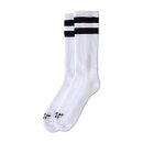 American Socks Mid High Old School I, double black striped