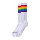 American Socks Mid High Rainbow Pride, rainbow striped