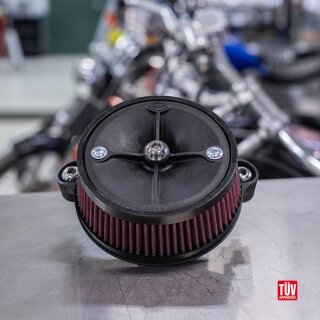 S&S Stealth Luftfilter Kit EC geprüft für Harley XL Sportster 1200 07-21