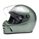 BILTWELL LANE SPLITTER Helm metallic grün olive ECE