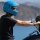 BILTWELL LANE SPLITTER Helm blau tahoe blue ECE