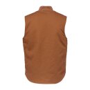 Dickies Lawrenceburg canvas vest brown duck