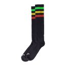 American Socks Knee High Marley, green/yellow/red striped