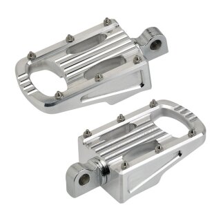 Biltwell Punisher rider footpegs polished