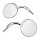 Biltwell Utility round mirror short stem chrome ECE appr.