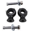 Biltwell black Slimline Lenker Riser für Honda Kawa Suzuki Yamaha 7/8"