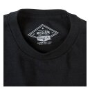 Biltwell Script Grey T-shirt black M
