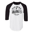 LT Ride Or Die raglan sleeve shirt black/white