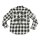 LT Kustom Motorcycle plaid shirt grey/white