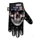 LT USA Skull gloves black L