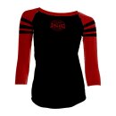 LT Built To Thrill raglan sleeve shirt black/red