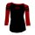 LT Built To Thrill raglan sleeve shirt black/red
