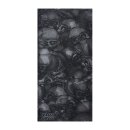LT Black Skull tubular mask bandana