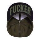 King Kerosin flat brim cap Oldschool green/black