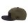 King Kerosin flat brim cap Oldschool green/black