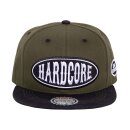 King Kerosin flat brim cap Hardcore green /black
