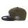 King Kerosin flat brim cap Hardcore green /black