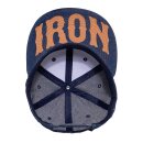 King Kerosin flat brim cap Oldschool denim