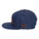 King Kerosin flat brim cap Oldschool denim