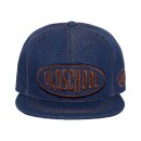 King Kerosin flat brim cap Oldschool denim