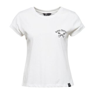 Queen Kerosin loose-shirt QK Heart offwhite